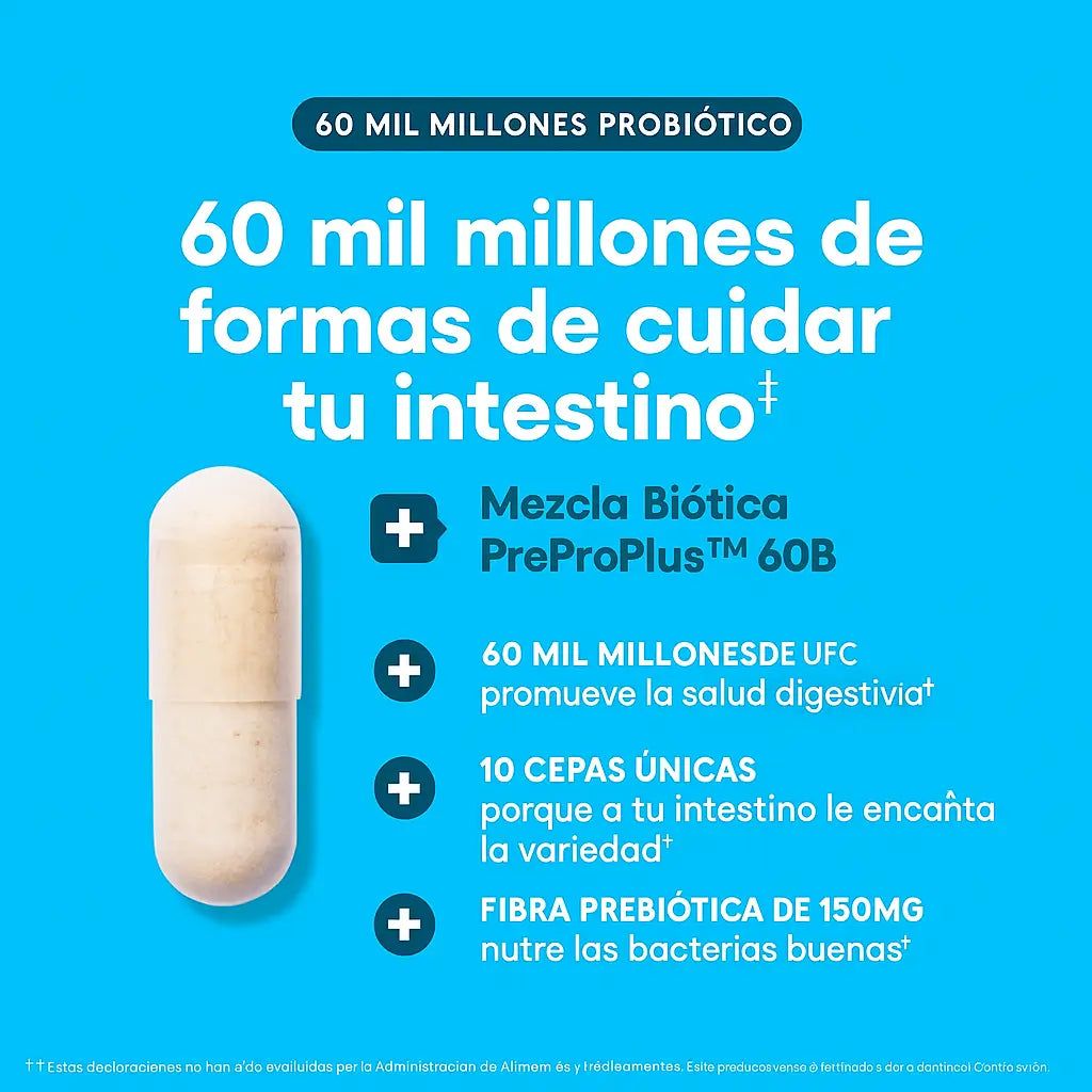 VitaLabs® - Probióticos 60 Billones – Bienestar Digestivo Total 🌿