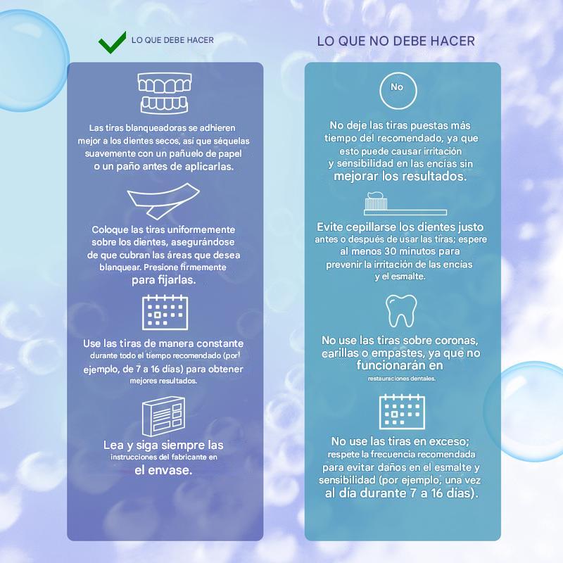 Tiras Blanqueadoras – Sonrisa Radiante y Esmalte Protegido