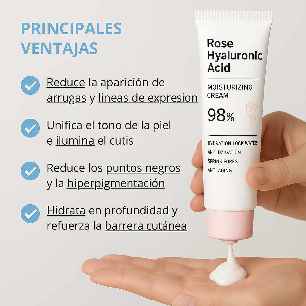 Crema Facial Coreana Rejuvenecedora con Colágeno y Niacinamida®