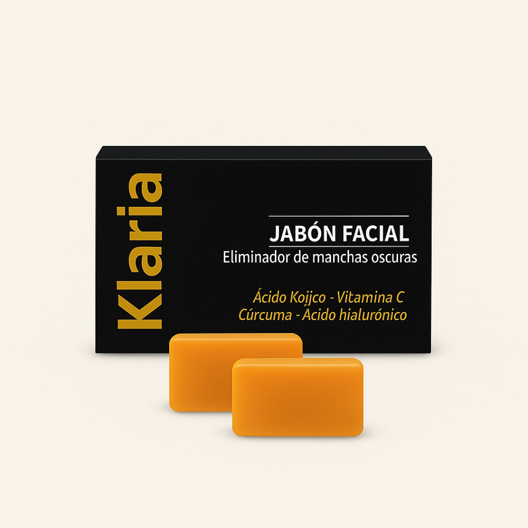 Klaria x2: Jabón Antimanchas con Ácido Kójico