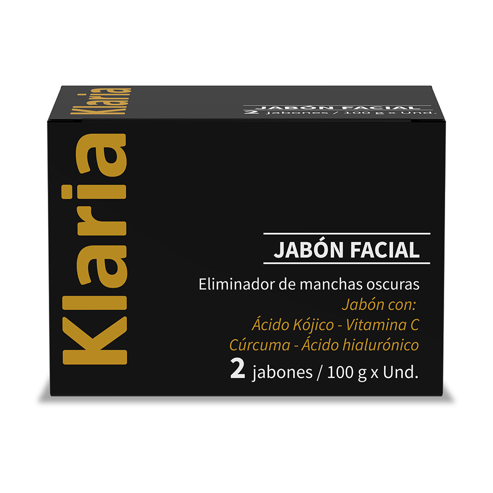Klaria x2: Jabón Antimanchas con Ácido Kójico