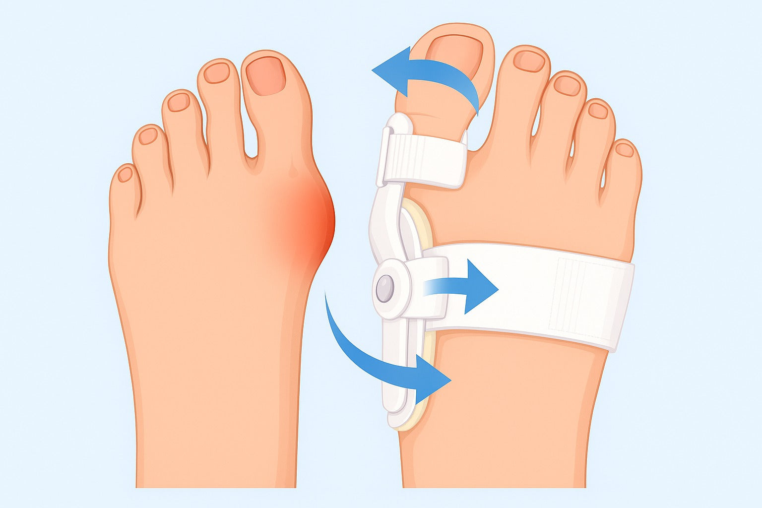 Corrector de Juanetes - Hallux-valgus
